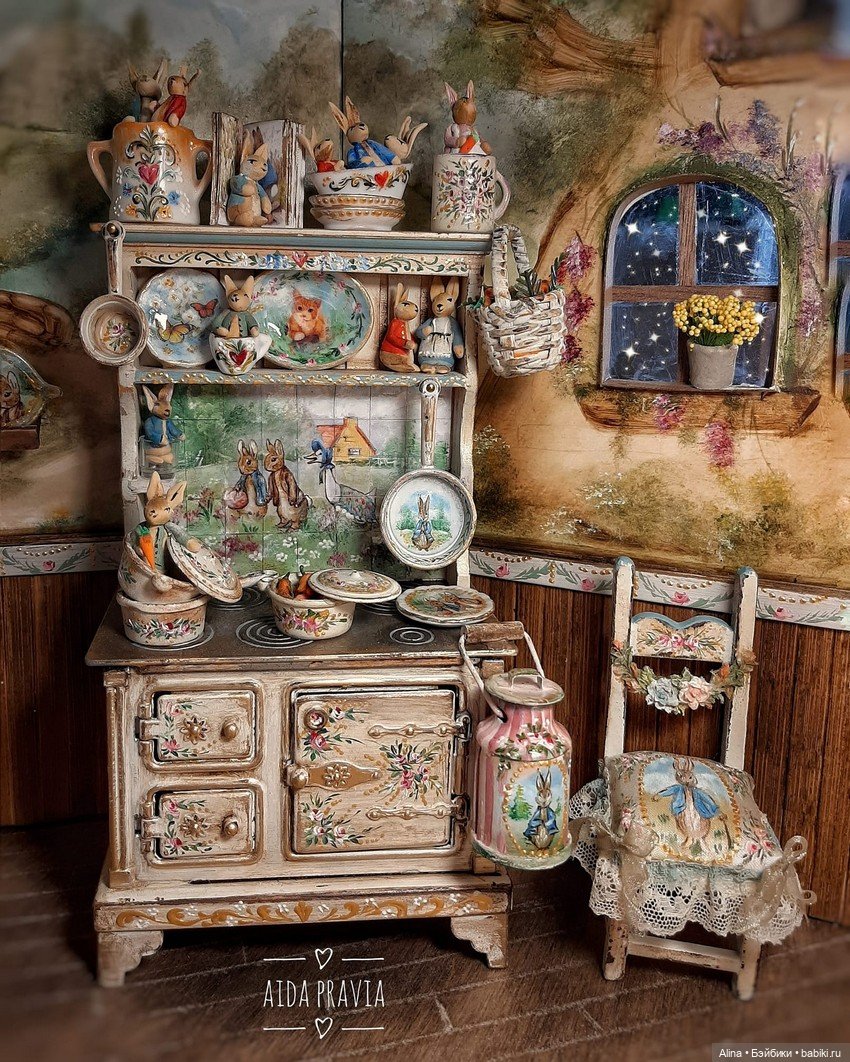 Миниатюра от Aida Pravia — Румбоксы и кукольные интерьеры: фото (фото 9)