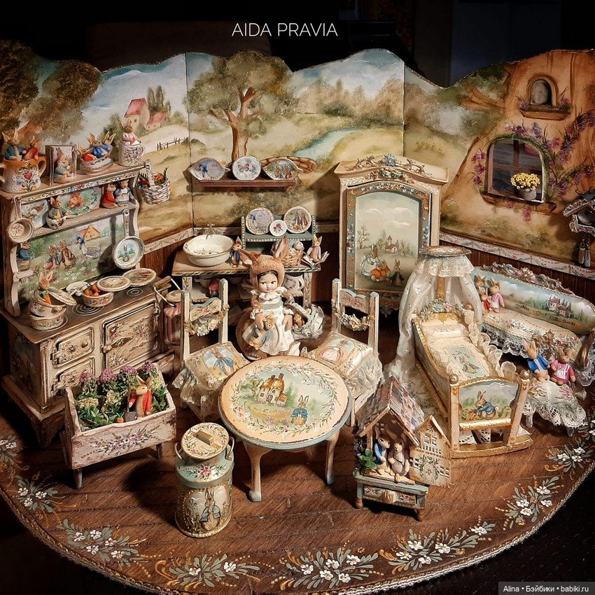 Миниатюра от Aida Pravia — Румбоксы и кукольные интерьеры: фото (фото 10)