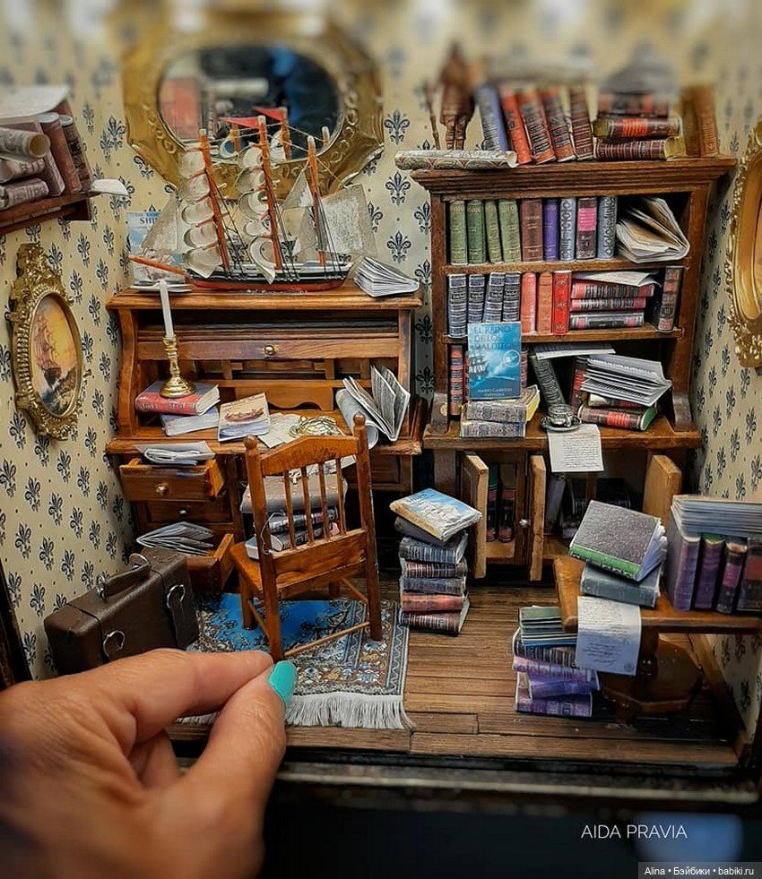 Миниатюра от Aida Pravia — Румбоксы и кукольные интерьеры: фото