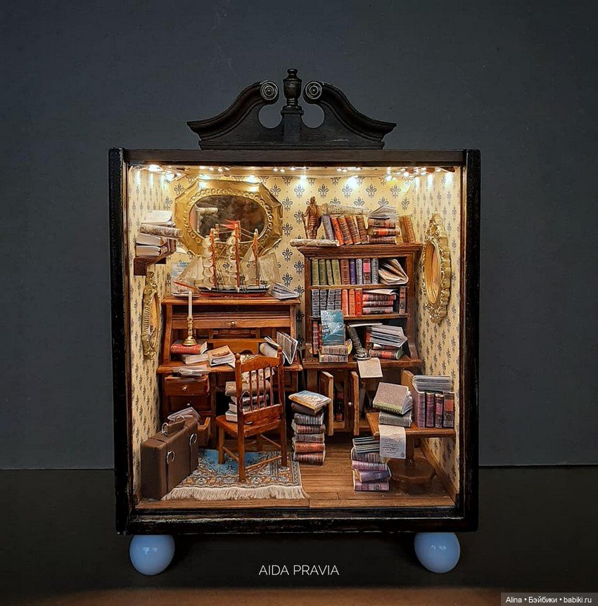 Миниатюра от Aida Pravia — Румбоксы и кукольные интерьеры: фото