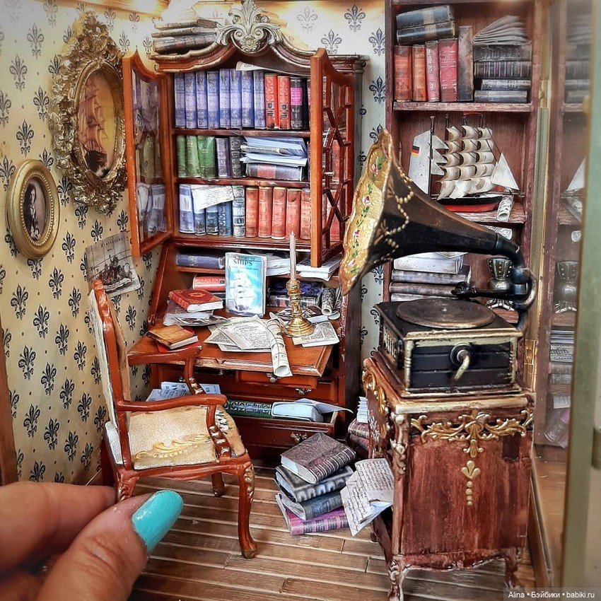 Миниатюра от Aida Pravia — Румбоксы и кукольные интерьеры: фото