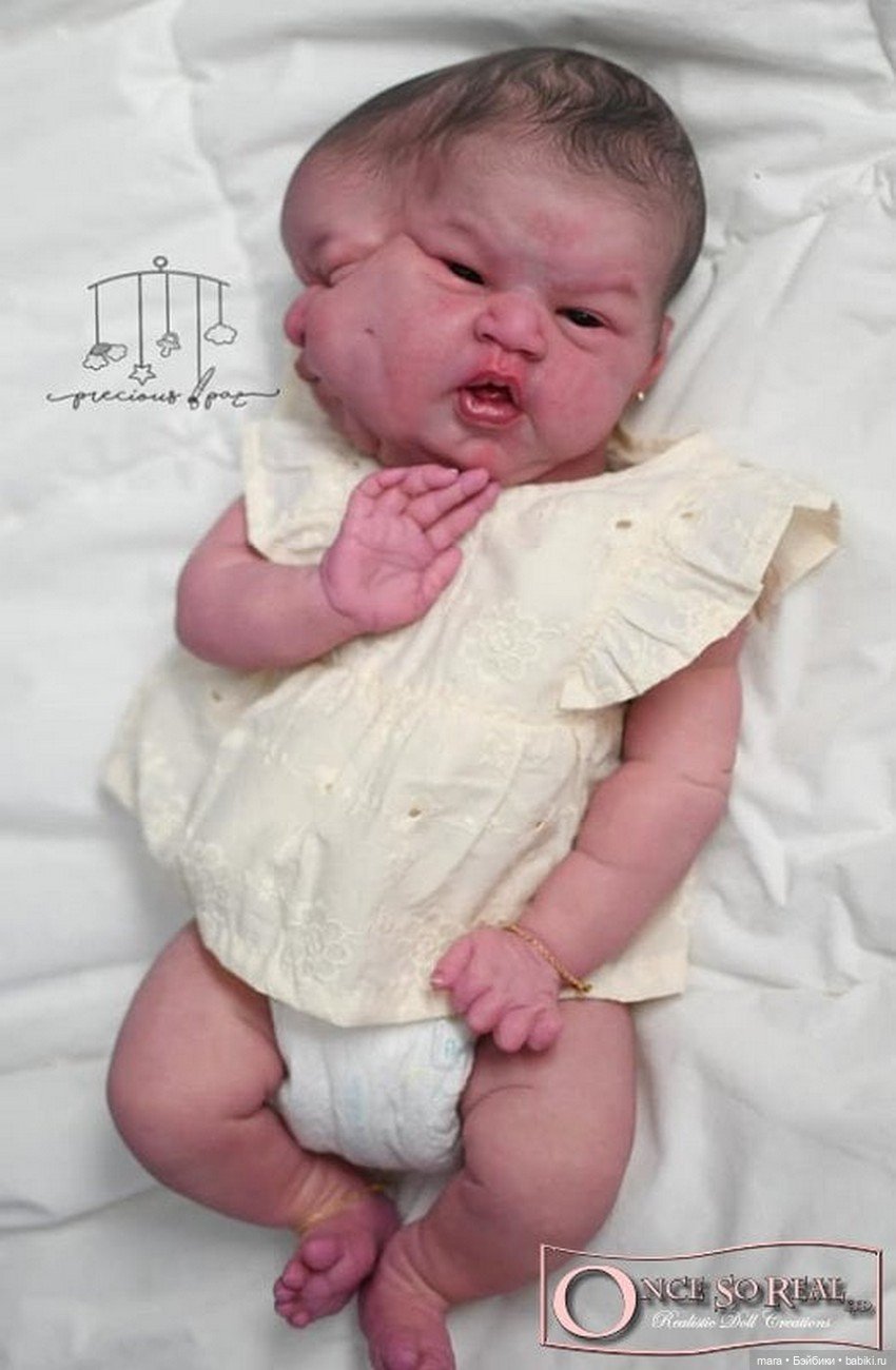 Молд для куклы реборн Gianna & Giulia Painted by Vincenzina Caré (фото 10)