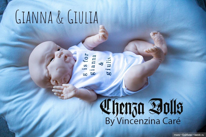 Молд для куклы реборн Gianna & Giulia Painted by Vincenzina Caré (фото 3)