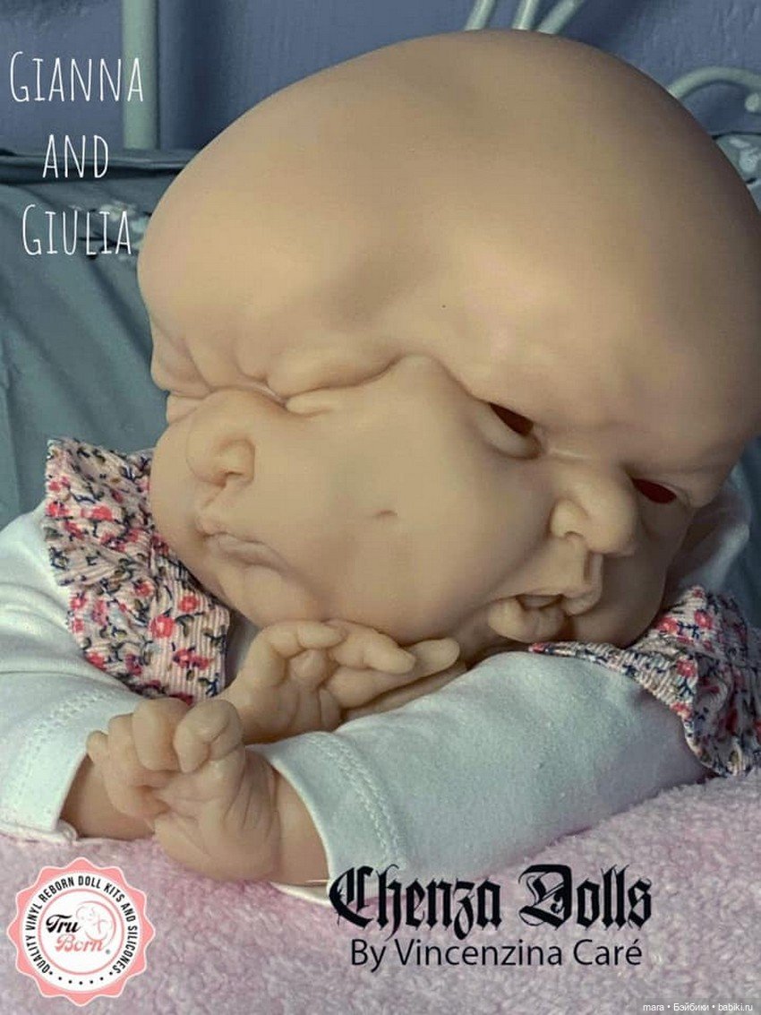 Молд для куклы реборн Gianna & Giulia Painted by Vincenzina Caré (фото 2)