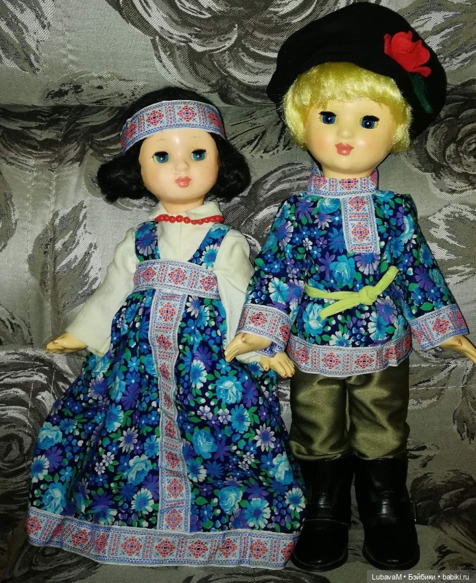 Ивановские куклы из прессованых опилок (фото 9)