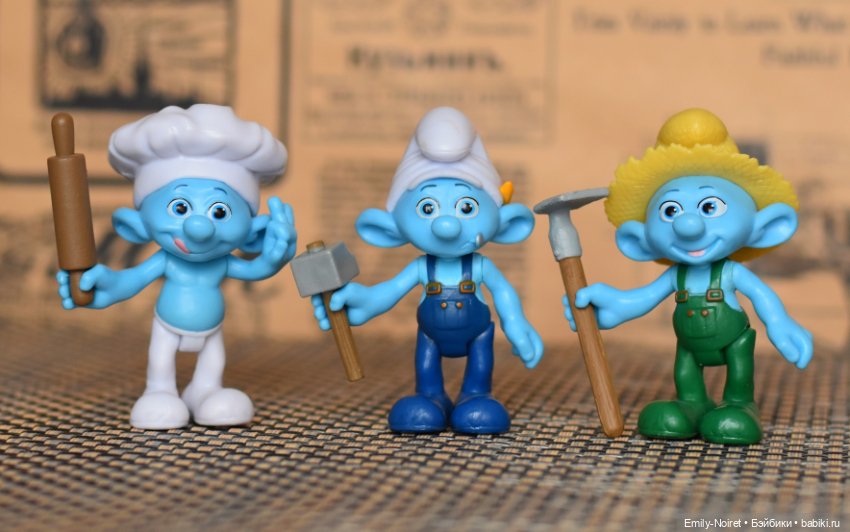 Нашествие смурфиков — Фигурки Киндер Сюрприз (Kinder)
