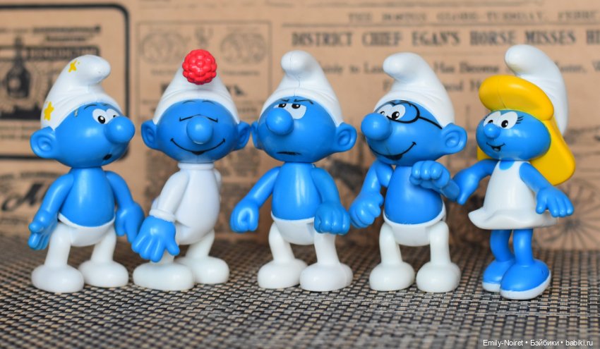 Нашествие смурфиков — Фигурки Киндер Сюрприз (Kinder) (фото 9)