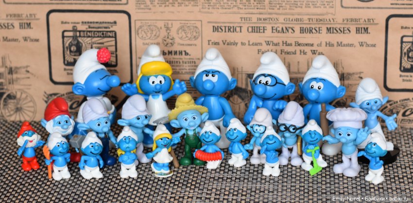 Нашествие смурфиков — Фигурки Киндер Сюрприз (Kinder)