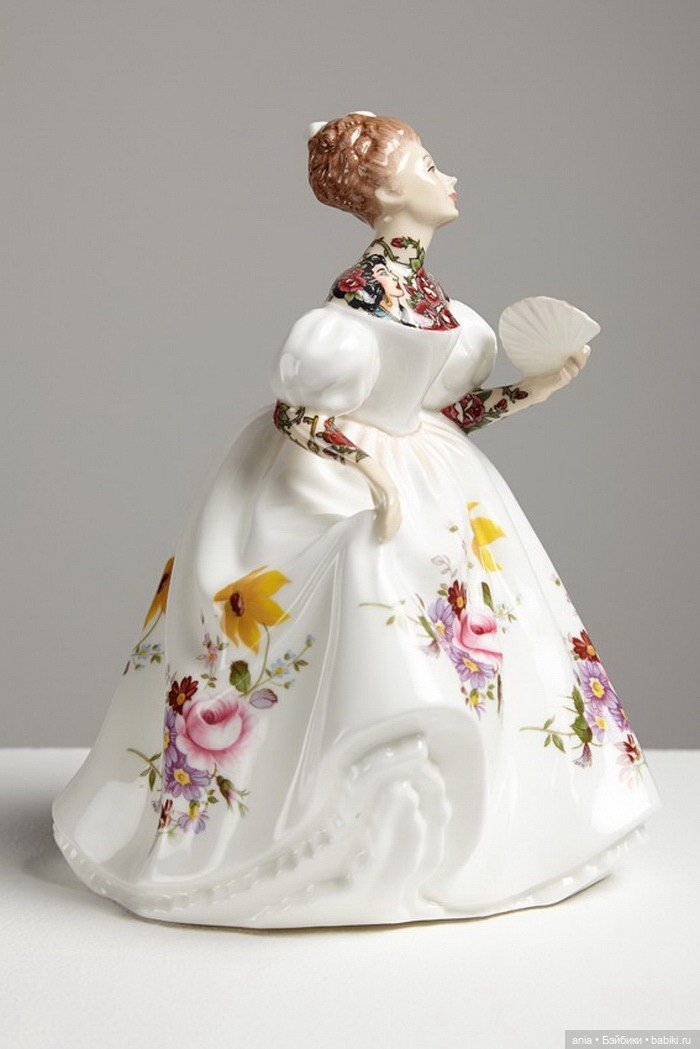 Викторианские фарфоровые девушки без головы от Jessica Harrison