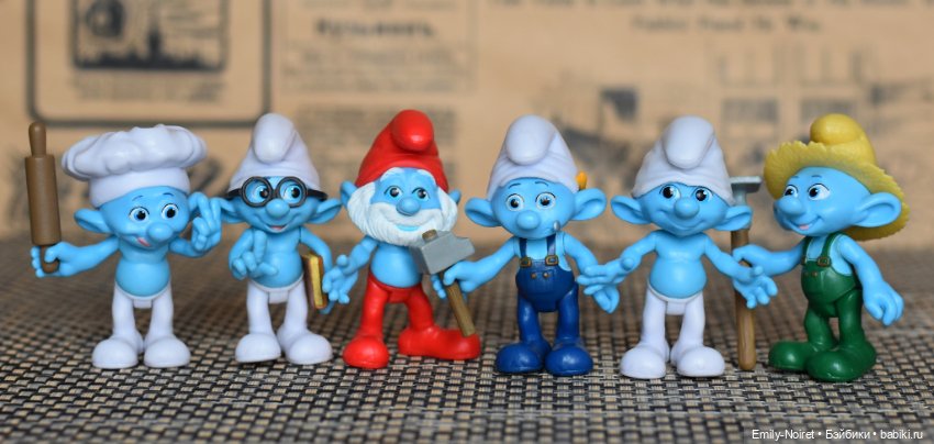 Нашествие смурфиков — Фигурки Киндер Сюрприз (Kinder) (фото 7)