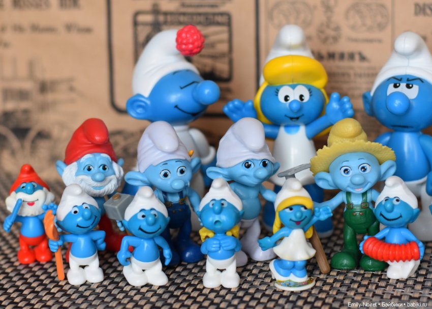 Нашествие смурфиков — Фигурки Киндер Сюрприз (Kinder) (фото 3)