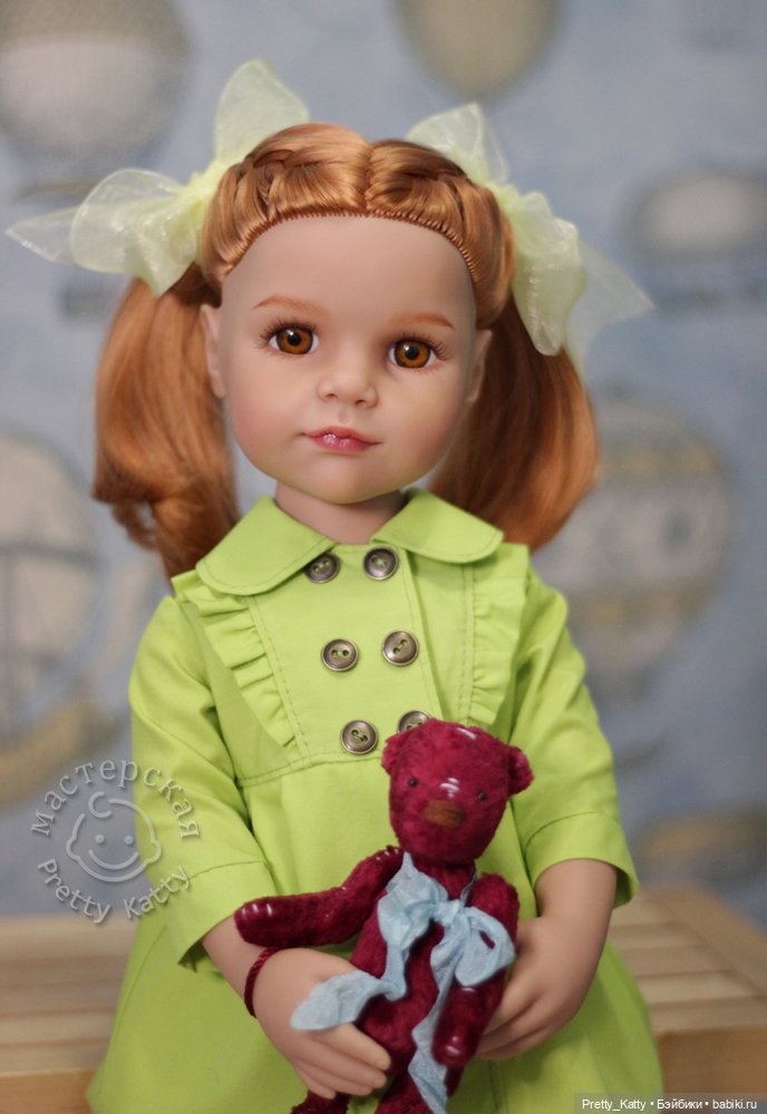 Маленькая модница - Ханночка рыжик ООАК