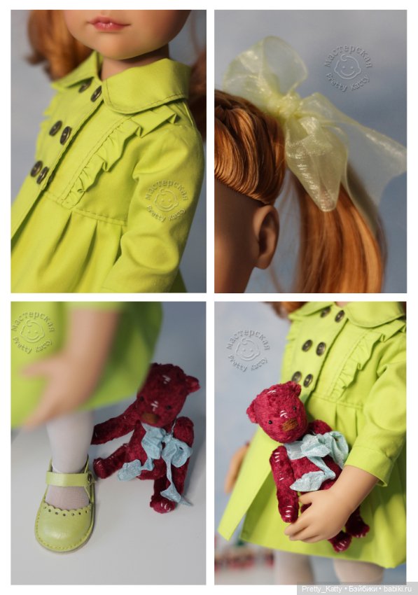 Маленькая модница - Ханночка рыжик ООАК (фото 7)