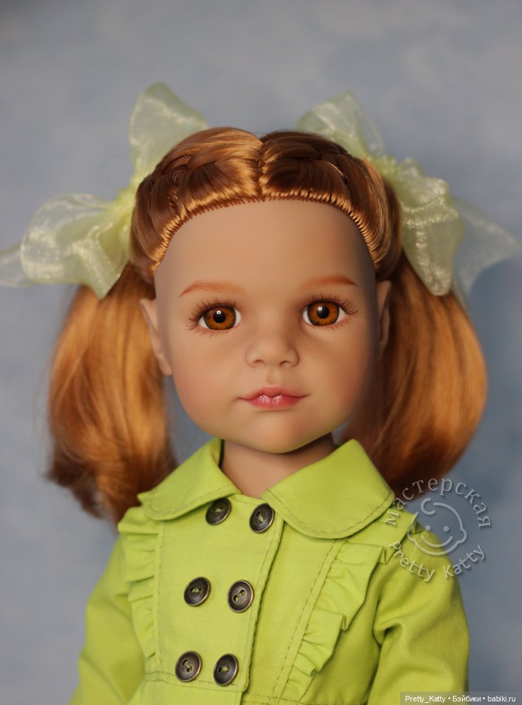Маленькая модница - Ханночка рыжик ООАК (фото 2)