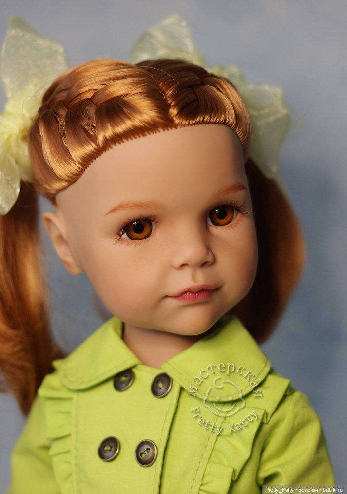 Маленькая модница - Ханночка рыжик ООАК (фото 5)