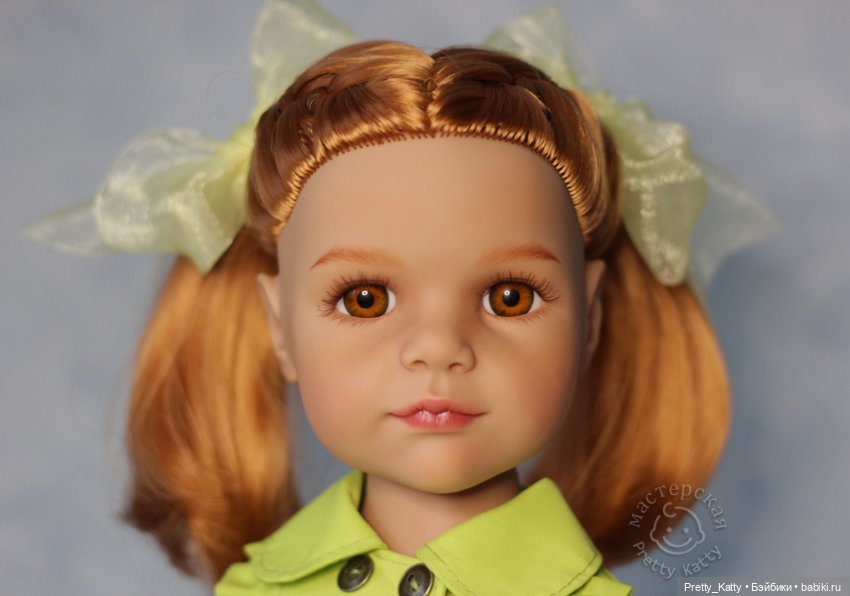 Маленькая модница - Ханночка рыжик ООАК (фото 4)