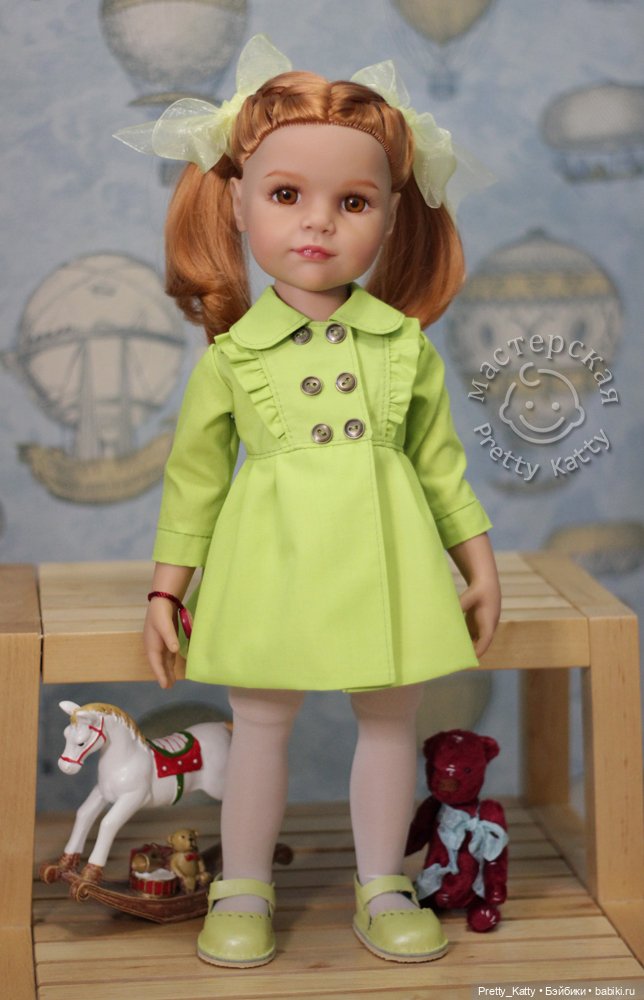 Маленькая модница - Ханночка рыжик ООАК (фото 9)