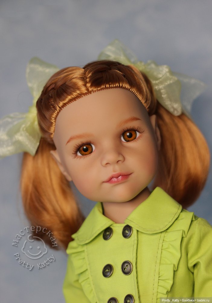 Маленькая модница - Ханночка рыжик ООАК (фото 3)