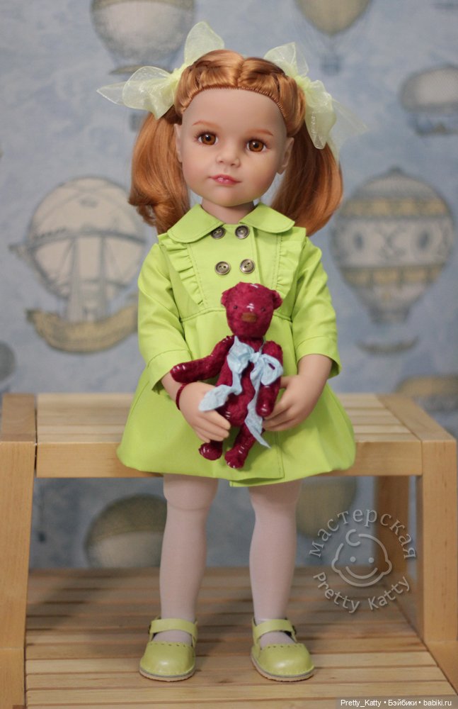 Маленькая модница - Ханночка рыжик ООАК (фото 8)