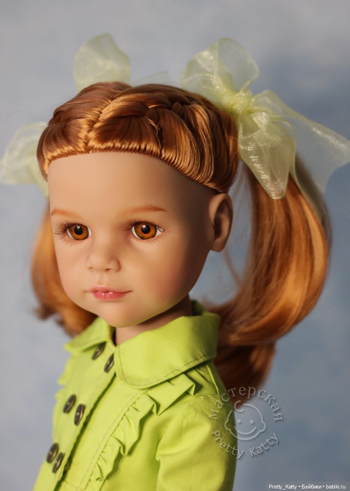 Маленькая модница - Ханночка рыжик ООАК (фото 6)