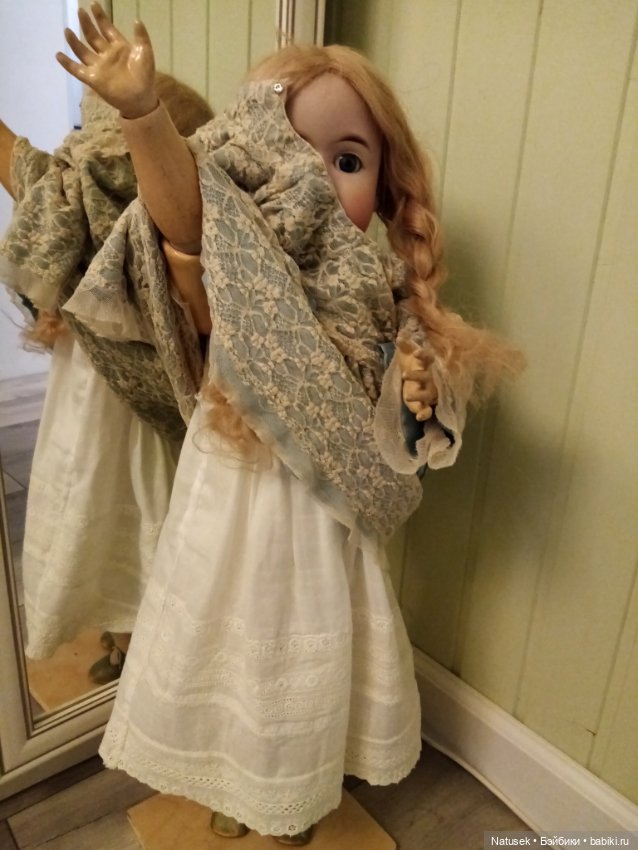 73см сплошной радости — Редкие антикварные куклы и реплики: воск (фото 6)