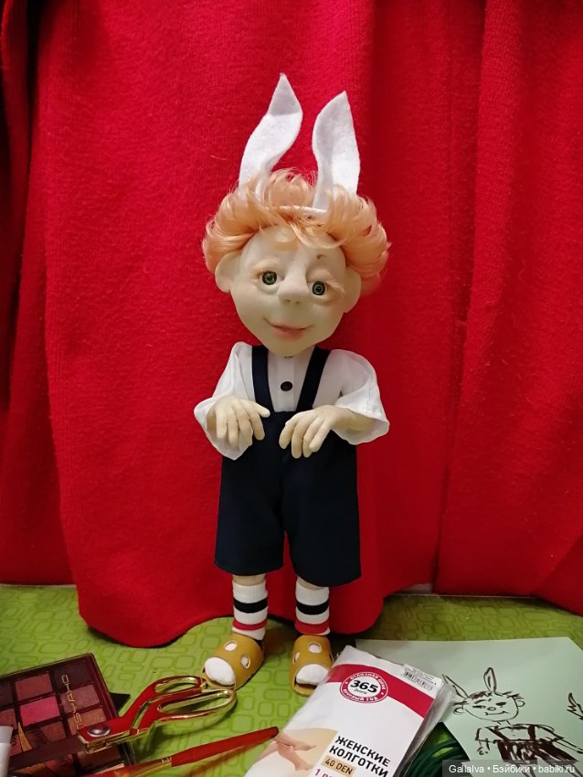 Апатамушта и К' ч 23 — Куклы из капрона и чулочной техники: авторские игрушки