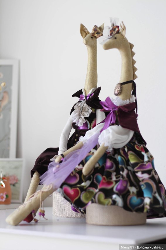 Фантазии на тему жирафов! Венецианская пара