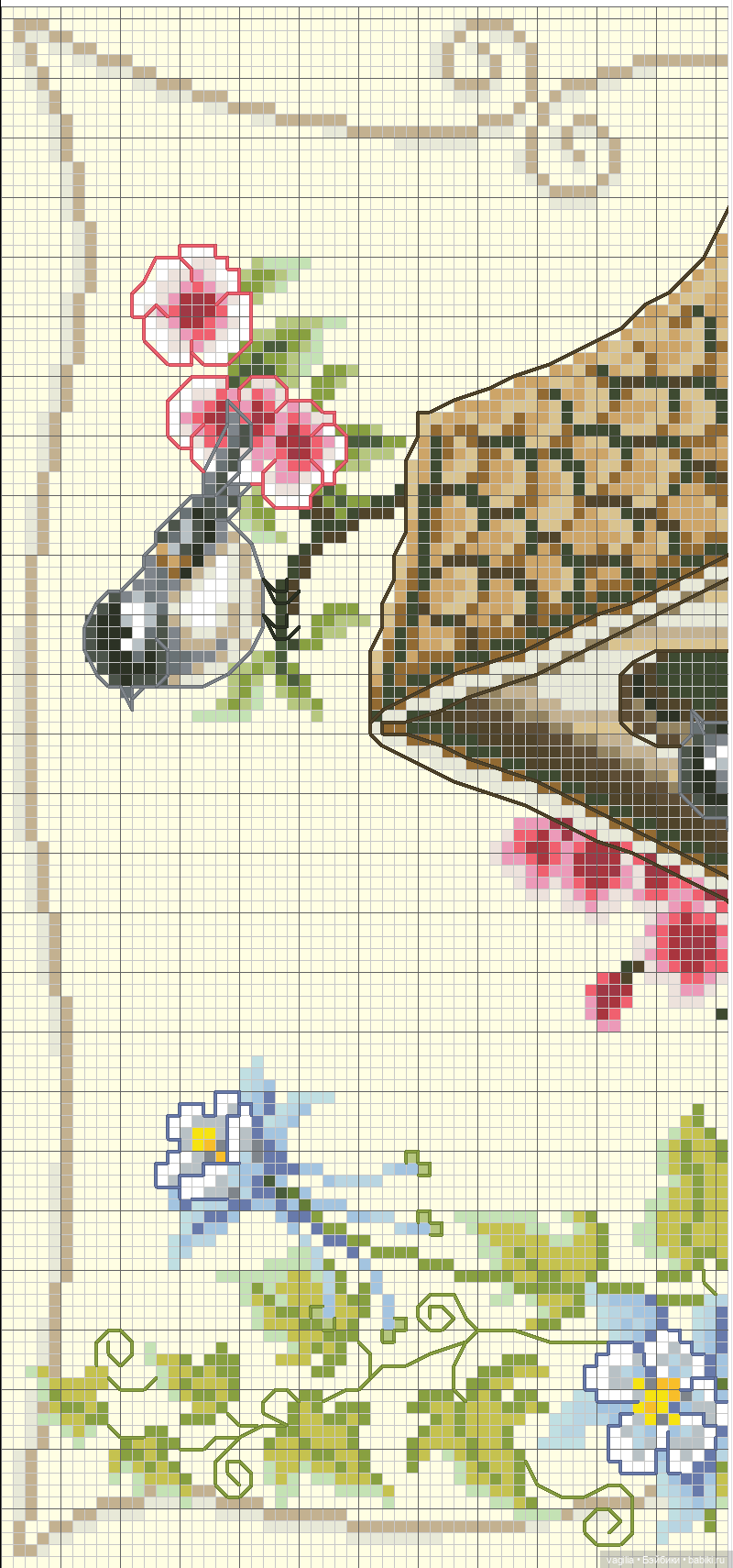 Птички крестиком — Схемы вышивки крестом: фото узоров