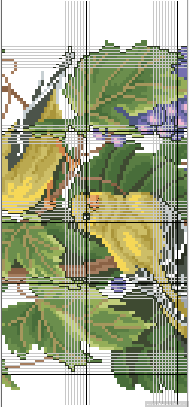 Птички крестиком — Схемы вышивки крестом: фото узоров (фото 3)