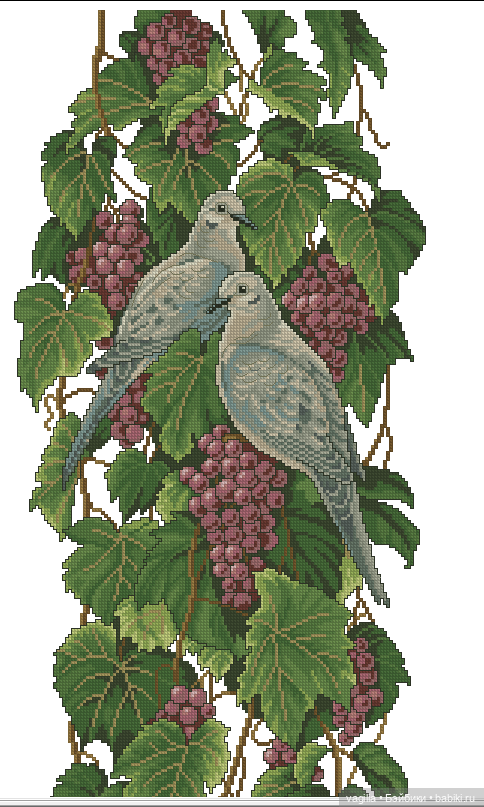 Птички крестиком — Схемы вышивки крестом: фото узоров (фото 8)