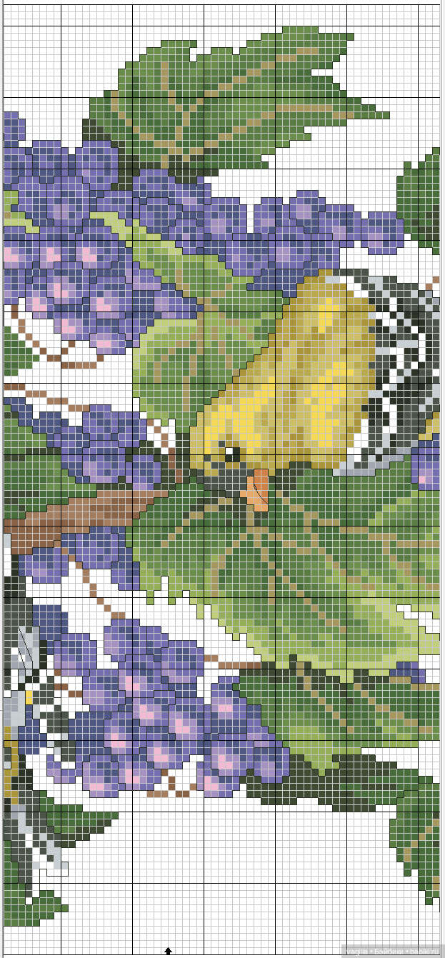 Птички крестиком — Схемы вышивки крестом: фото узоров (фото 4)