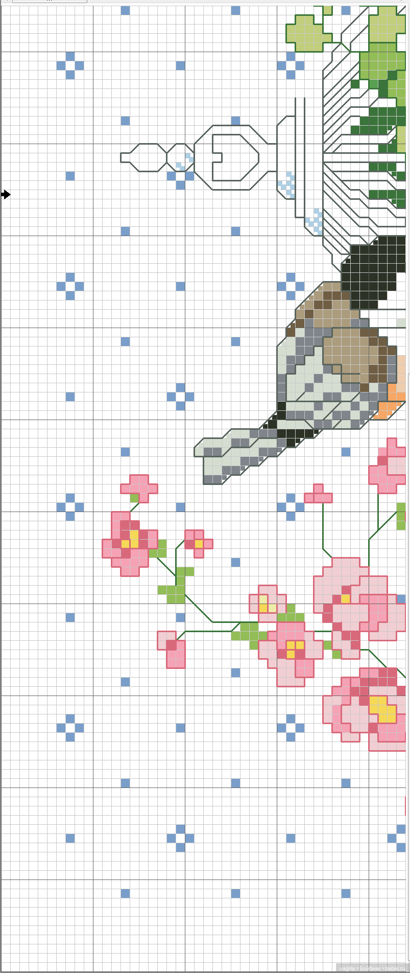 Птички крестиком — Схемы вышивки крестом: фото узоров