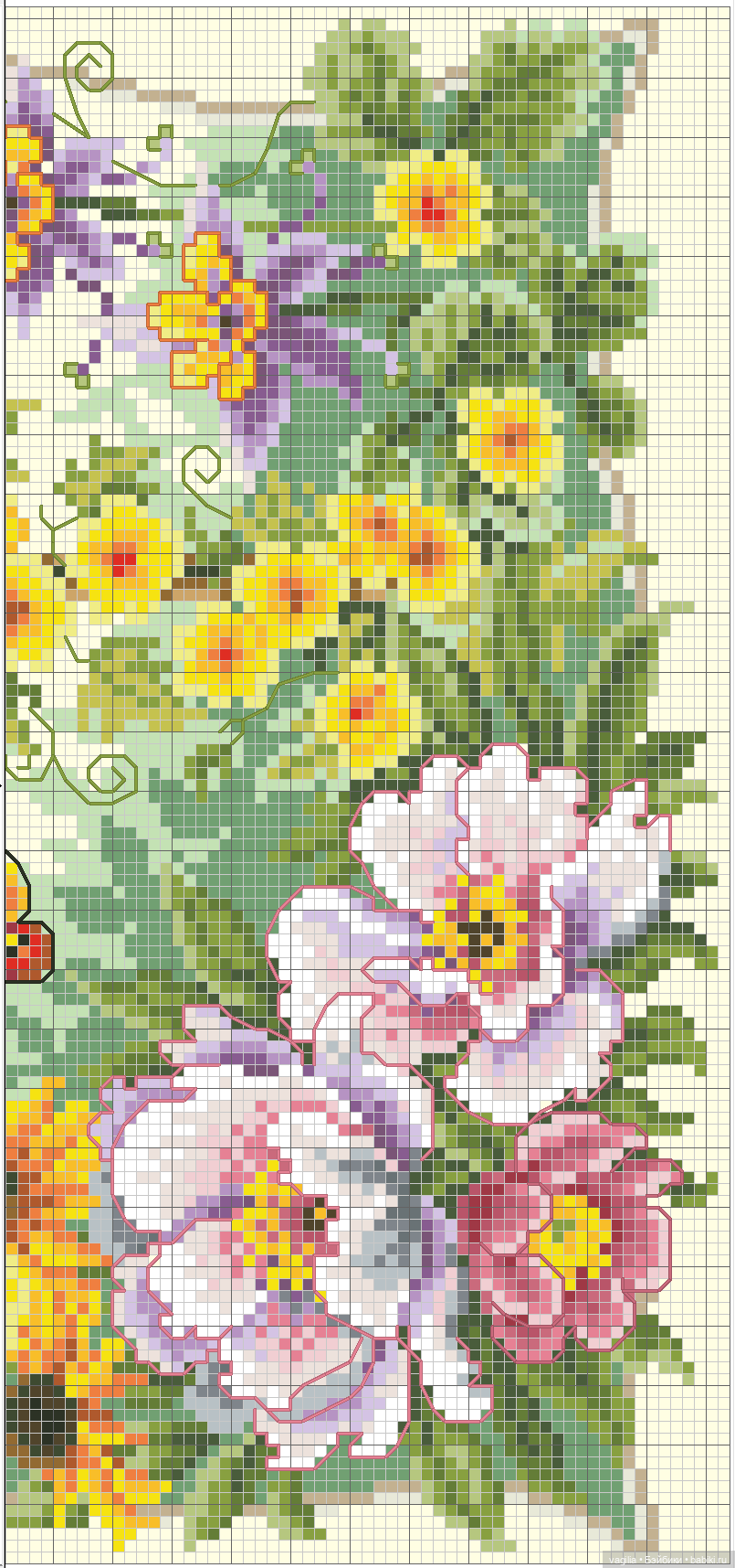 Птички крестиком — Схемы вышивки крестом: фото узоров