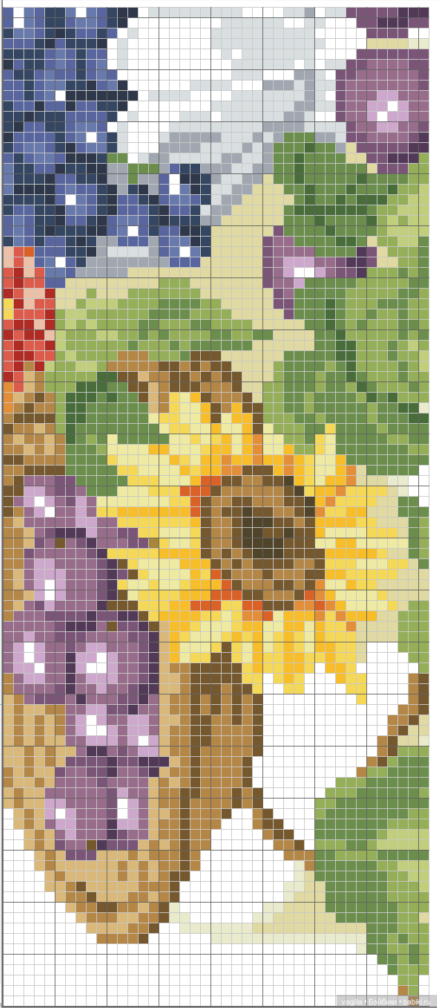 Деревенский крестик — Схемы вышивки крестом: фото узоров