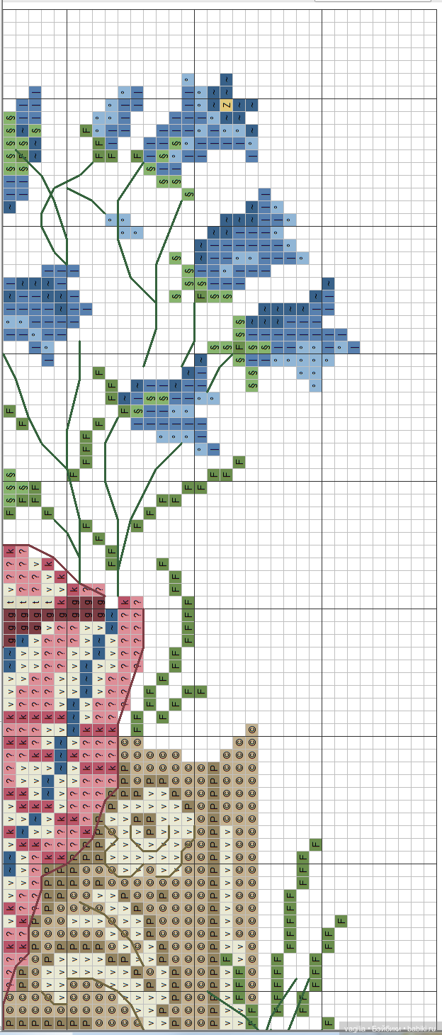 Деревенский крестик — Схемы вышивки крестом: фото узоров