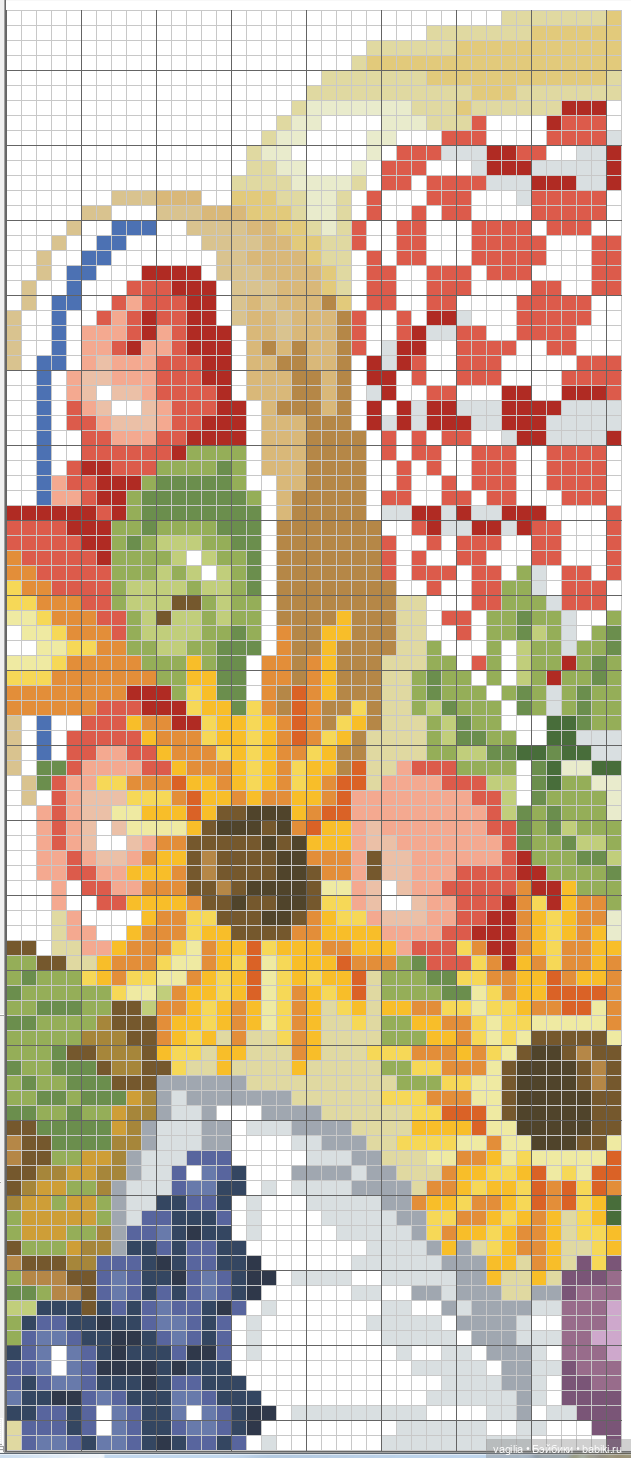 Деревенский крестик — Схемы вышивки крестом: фото узоров