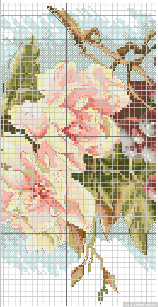 Деревенский крестик — Схемы вышивки крестом: фото узоров