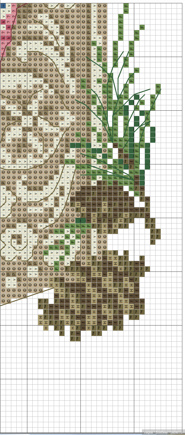 Деревенский крестик — Схемы вышивки крестом: фото узоров