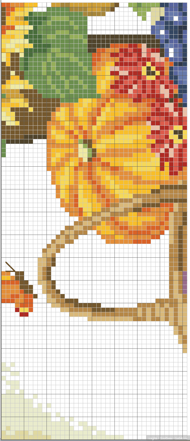 Деревенский крестик — Схемы вышивки крестом: фото узоров