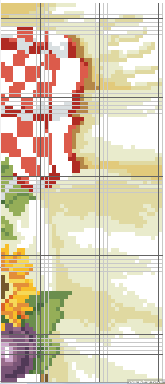 Деревенский крестик — Схемы вышивки крестом: фото узоров