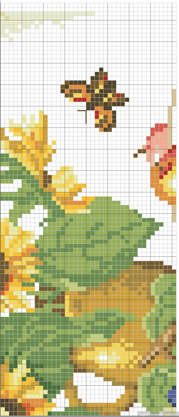 Деревенский крестик — Схемы вышивки крестом: фото узоров