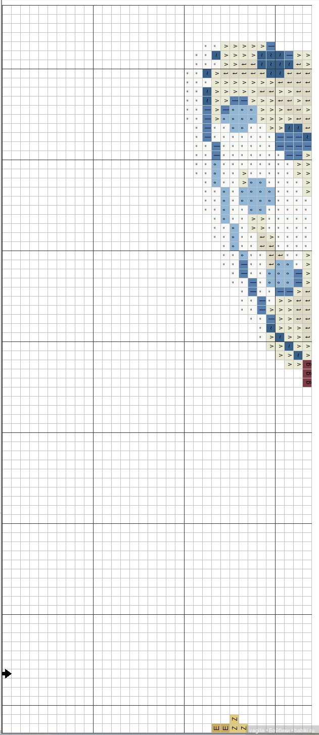 Деревенский крестик — Схемы вышивки крестом: фото узоров