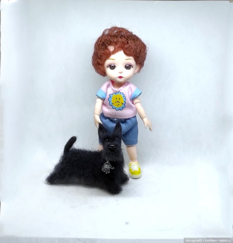 Скотч терьер — Валяные игрушки из шерсти: сухое валяние (фото 4)