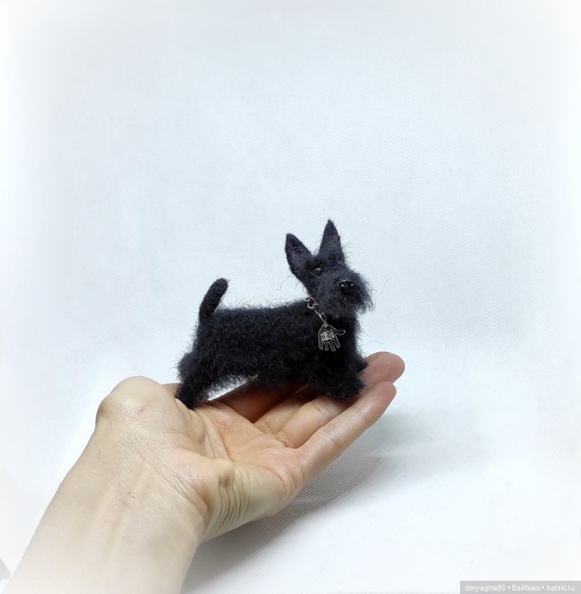 Скотч терьер — Валяные игрушки из шерсти: сухое валяние (фото 9)