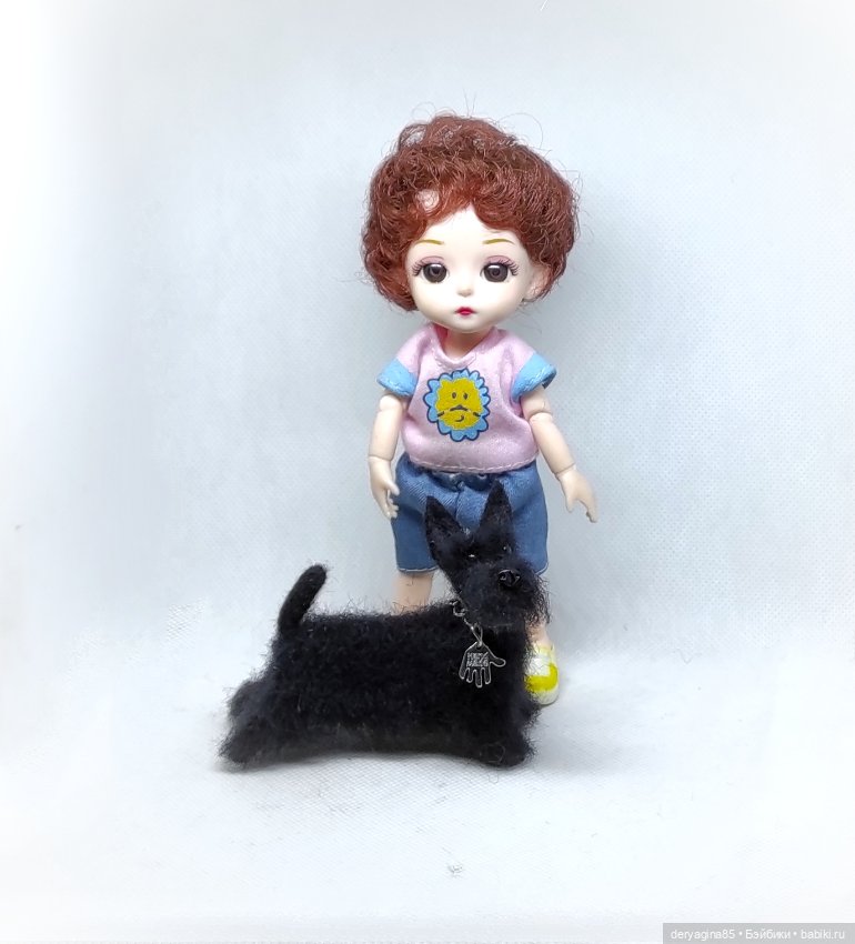 Скотч терьер — Валяные игрушки из шерсти: сухое валяние (фото 3)