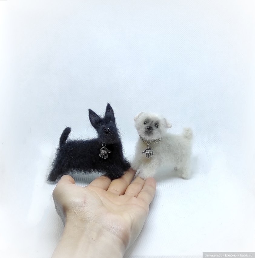 Скотч терьер — Валяные игрушки из шерсти: сухое валяние (фото 7)