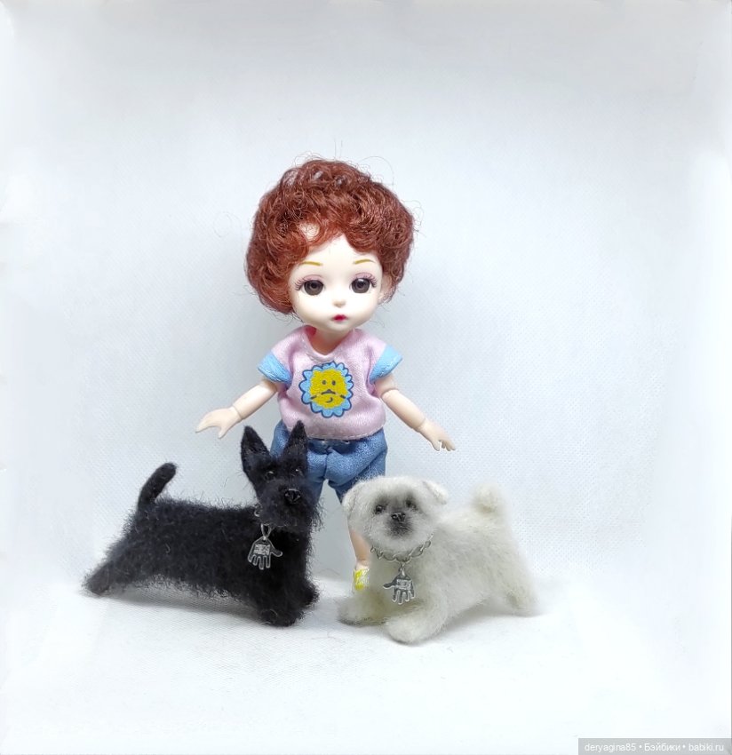 Скотч терьер — Валяные игрушки из шерсти: сухое валяние (фото 10)