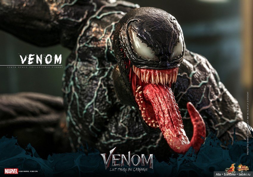 Фигурка Венома в масштабе 1/6 по мотивам фильма "Веном 2", Hot Toys