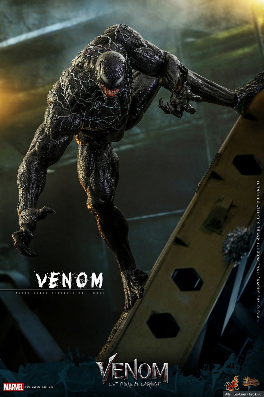 Фигурка Венома в масштабе 1/6 по мотивам фильма "Веном 2", Hot Toys (фото 7)