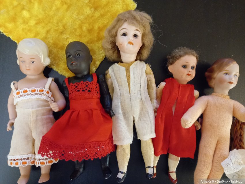Подготовка к празднику — Антикварные куклы Mignonette (Миньонетта): карманные